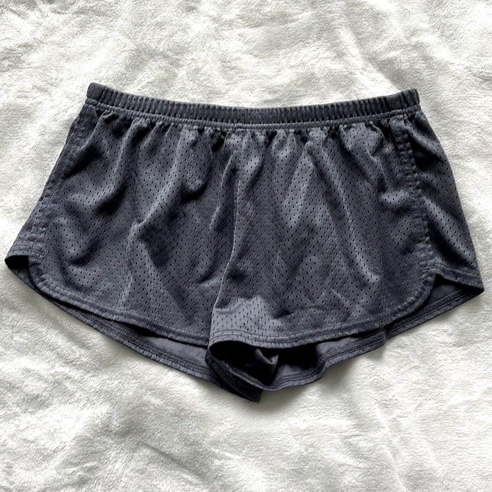 Soffe L Gray Mesh Shorts